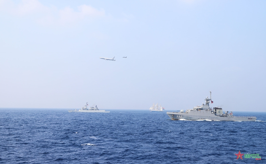 Diễn tập Hải quân đa phương MILAN 2024:Tàu 20 hoàn thành tốt các khoa mục diễn tập trên biển